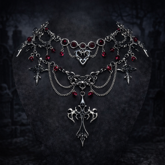 Ravynel™ - Blood Eclipse Choker Chain